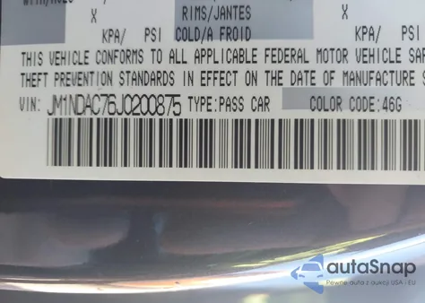 2018 Mazda Mx-5 Miata Club z USA, uszkodzony, nr VIN JM1NDAC76J0200875